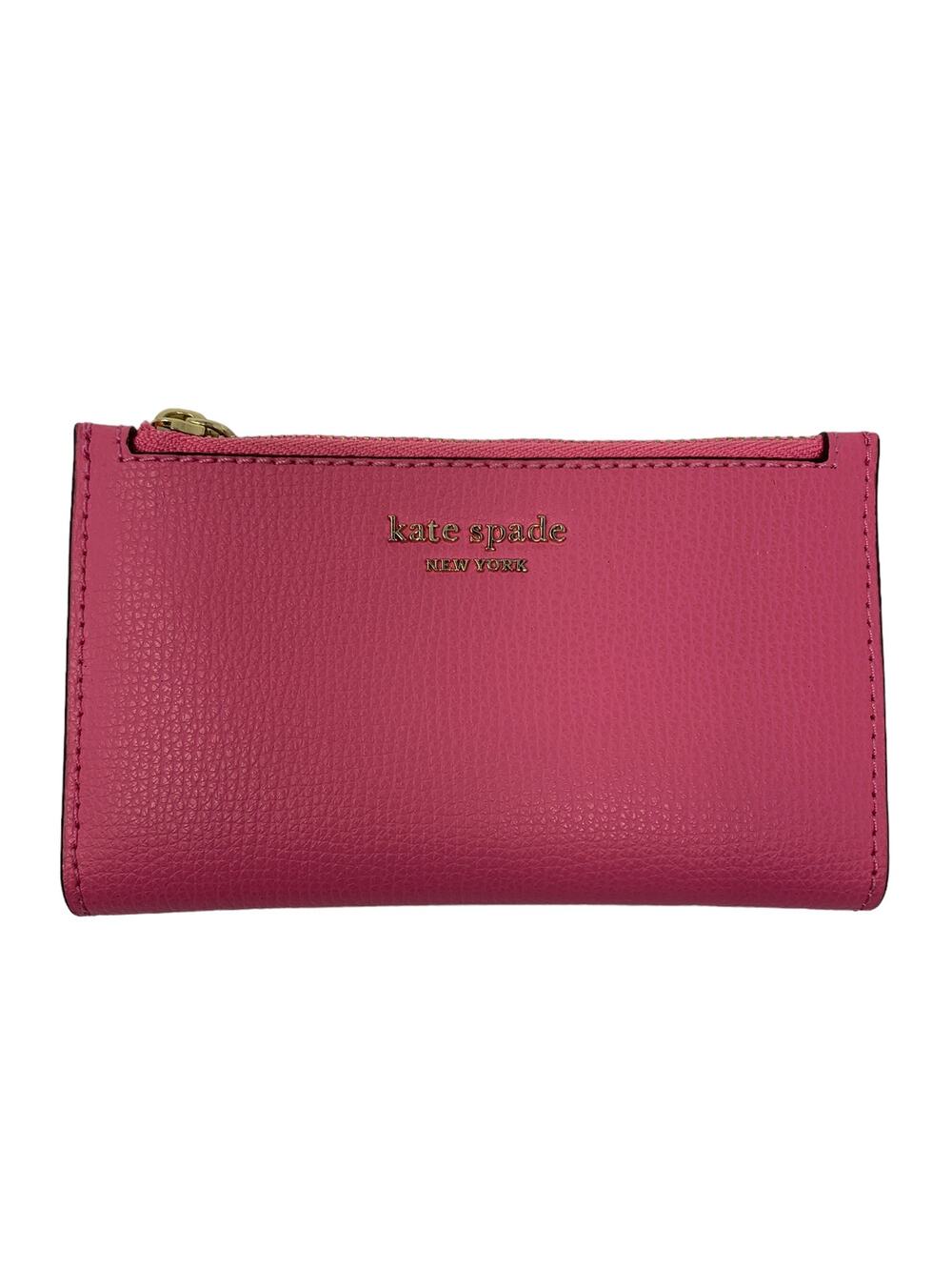 Kate Spade Spencer Bifold Wallet In Bright Flamingo